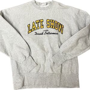 Late Show with David Letterman crewneck